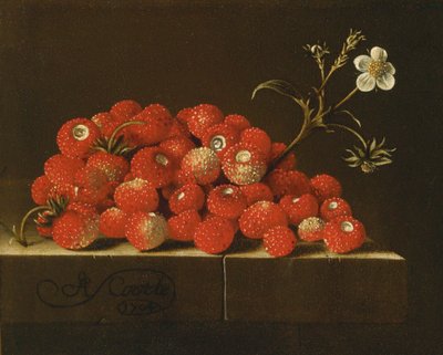 Wild Strawberries on a Ledge by Adrian Coorte